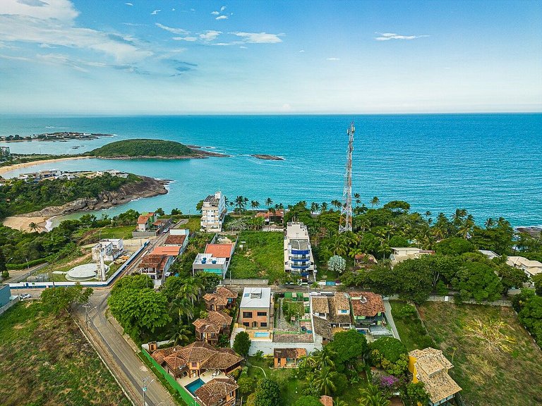 Dois quartos com ar a 190 m de praia Paradisíaca