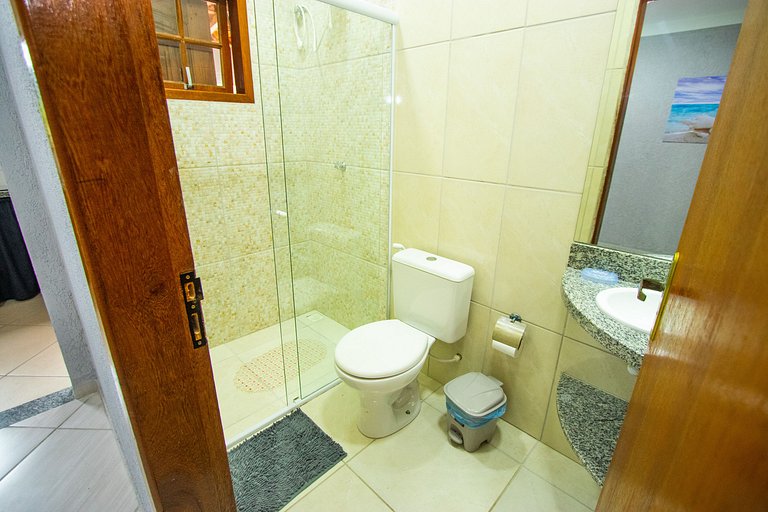 Casa 5 quartos, varanda com vista para piscina