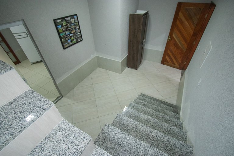 Casa 5 quartos, varanda com vista para piscina