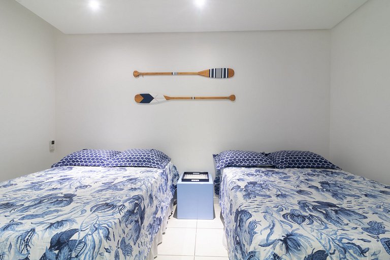 Varanda Gourmet/Pet Friendly/250m da praia/Vaga