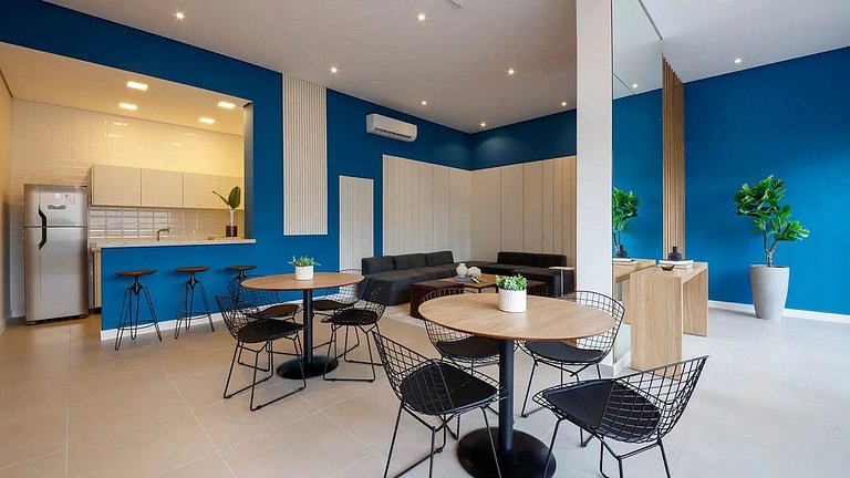 Ap Novinho c/ Varanda Garden e Telão - Aceita Pet