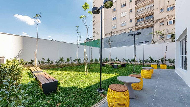 Ap Novinho c/ Varanda Garden e Telão - Aceita Pet