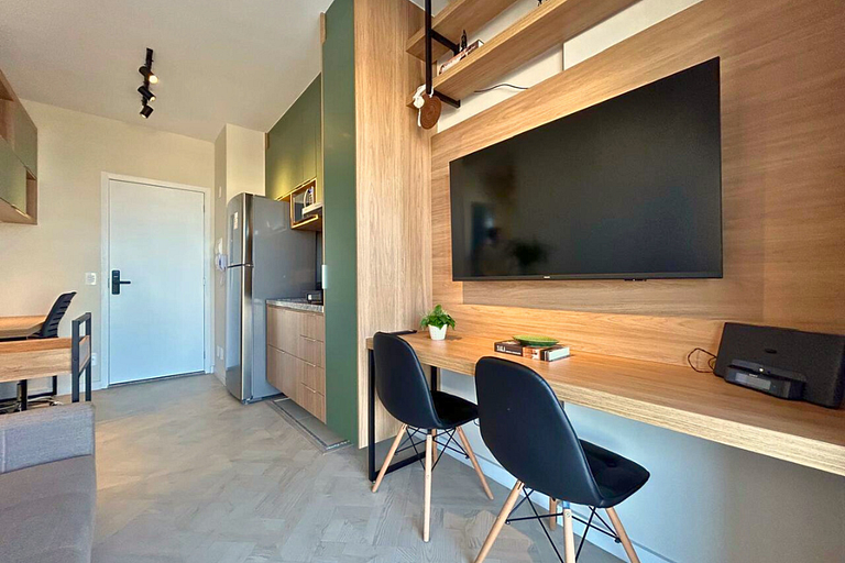 Modern 1-Bedroom Condo Close to Ibirapuera Park