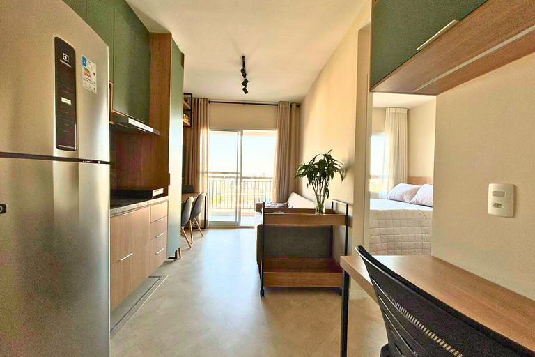 Modern 1-Bedroom Condo Close to Ibirapuera Park