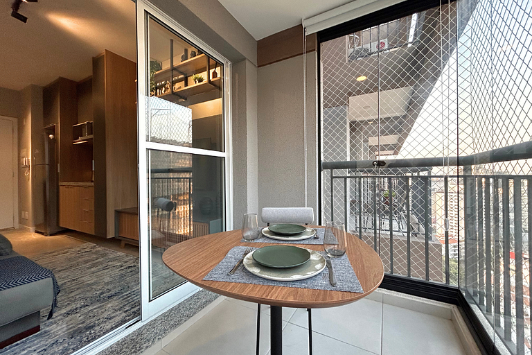 Modern 1-Bedroom Condo Close to Ibirapuera Park