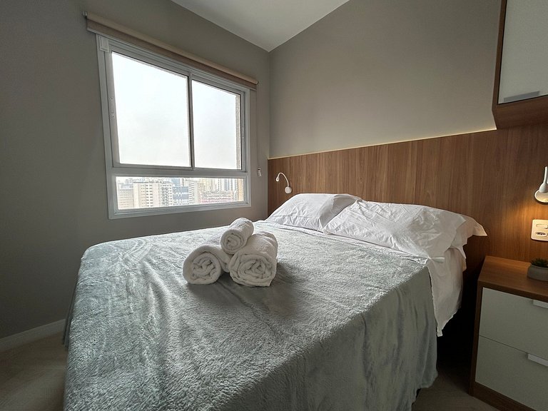 Modern 1-Bedroom Condo Close to Ibirapuera Park