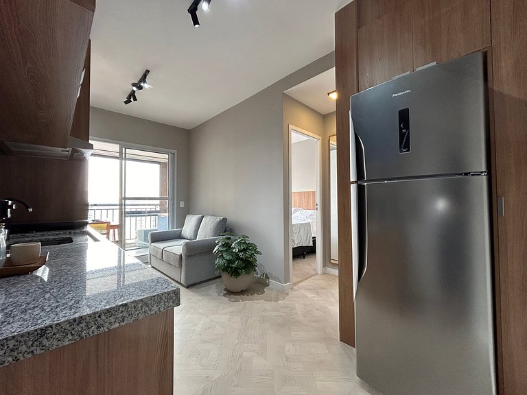 Modern 1-Bedroom Condo Close to Ibirapuera Park