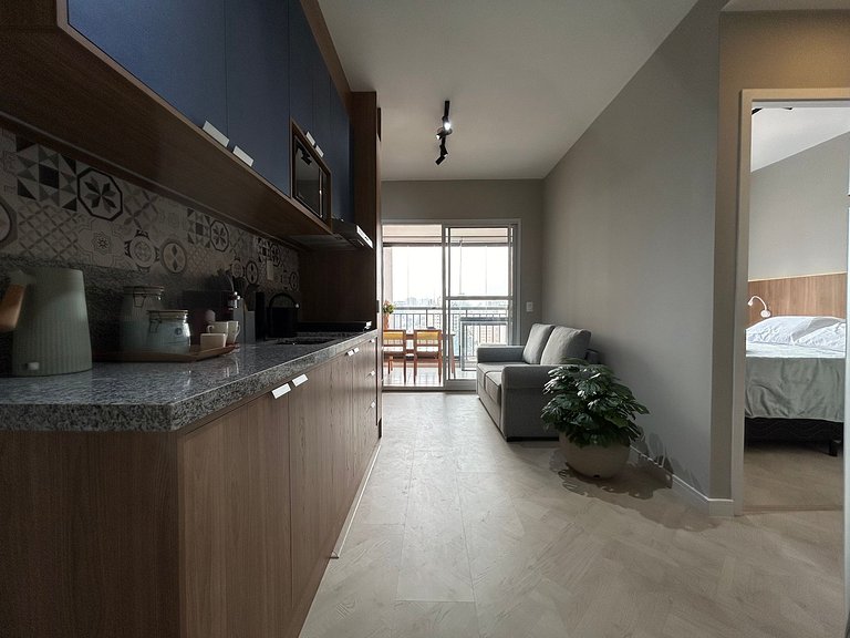 Modern 1-Bedroom Condo Close to Ibirapuera Park