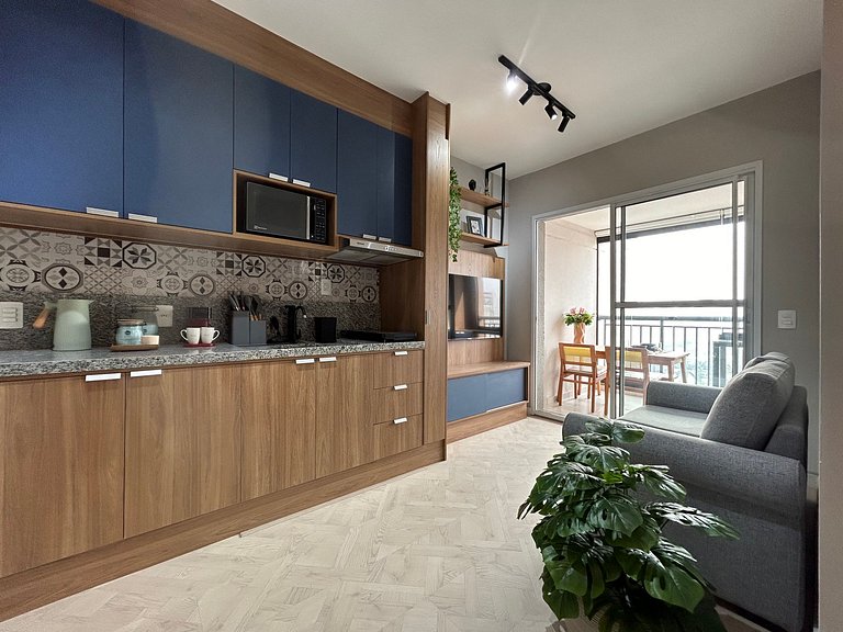Modern 1-Bedroom Condo Close to Ibirapuera Park