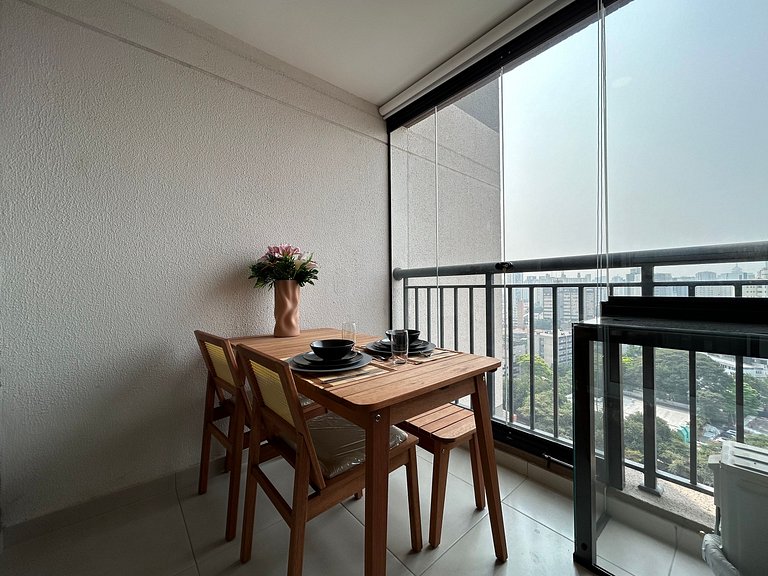 Modern 1-Bedroom Condo Close to Ibirapuera Park