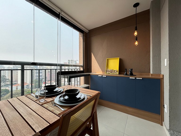 Modern 1-Bedroom Condo Close to Ibirapuera Park