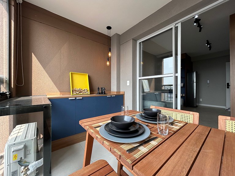 Modern 1-Bedroom Condo Close to Ibirapuera Park