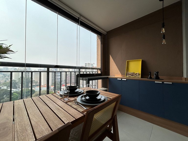 Modern 1-Bedroom Condo Close to Ibirapuera Park