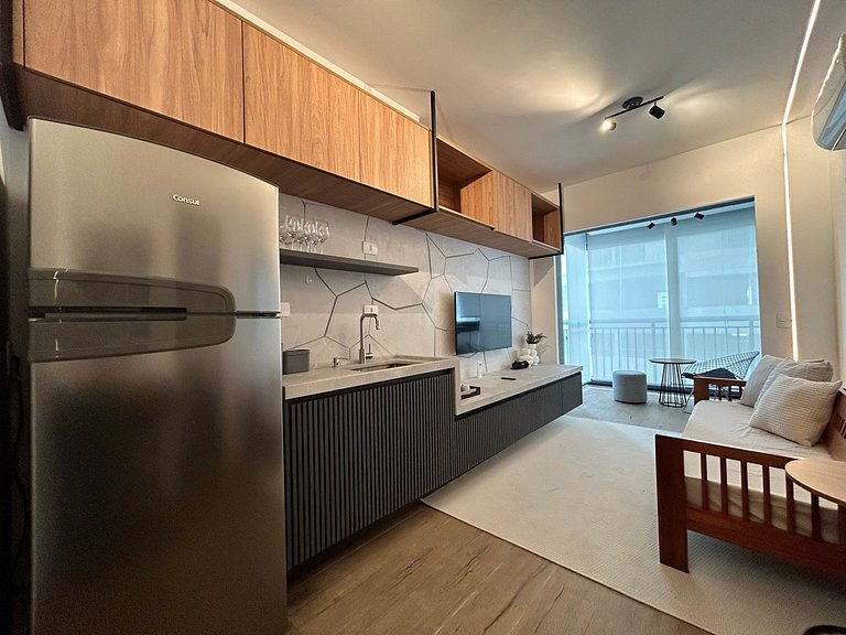 Modern 1-Bedroom Condo Close to Ibirapuera Park