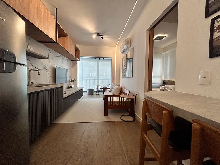 Modern 1-Bedroom Condo Close to Ibirapuera Park