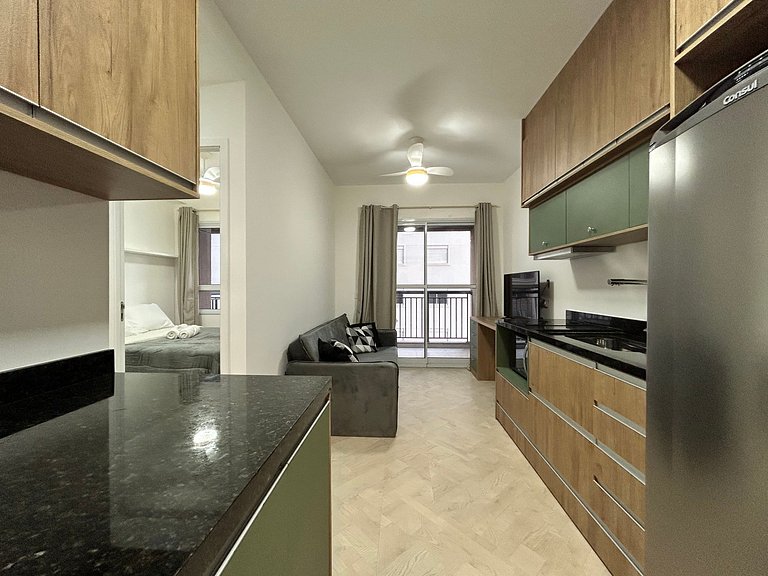Modern 1-Bedroom Condo Close to Ibirapuera Park