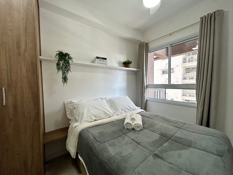 Modern 1-Bedroom Condo Close to Ibirapuera Park