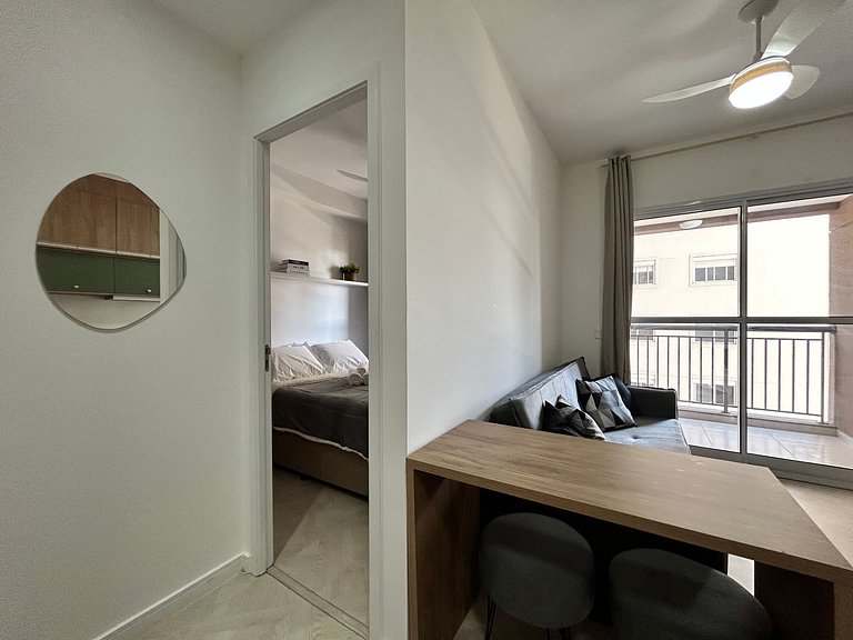 Modern 1-Bedroom Condo Close to Ibirapuera Park
