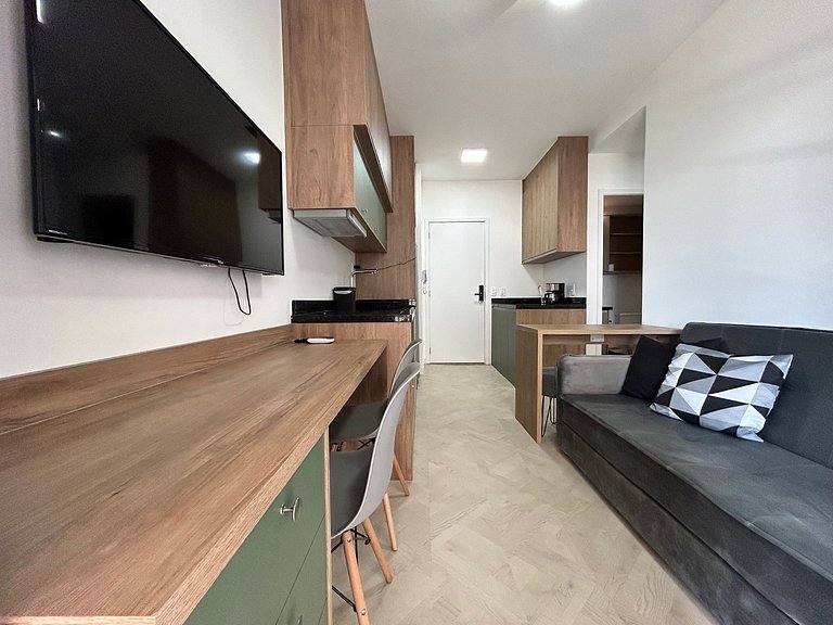 Modern 1-Bedroom Condo Close to Ibirapuera Park