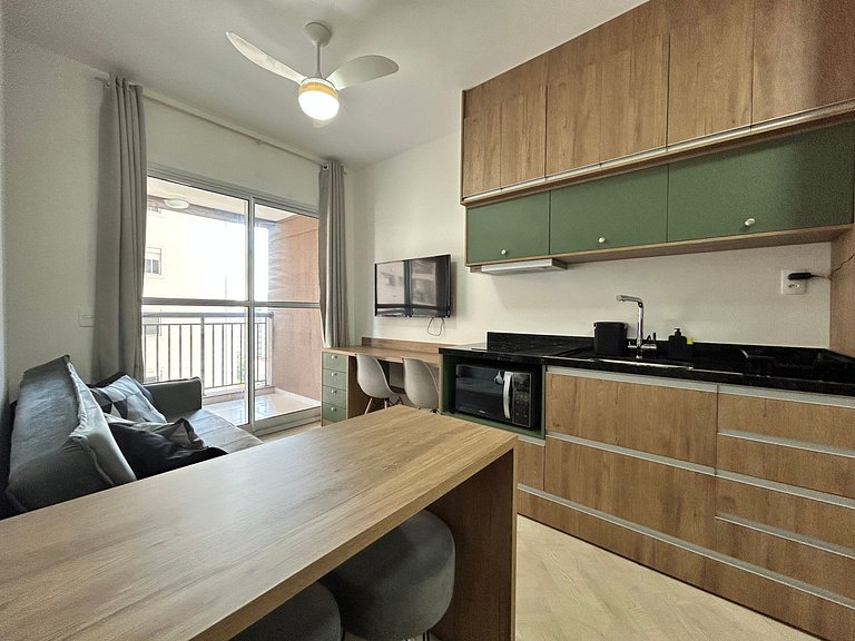 Modern 1-Bedroom Condo Close to Ibirapuera Park