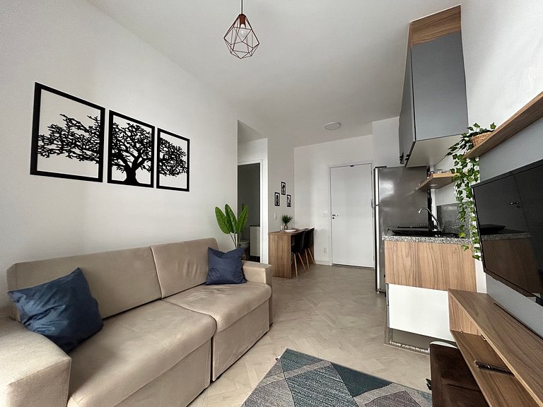 Modern 1-Bedroom Condo Close to Ibirapuera Park