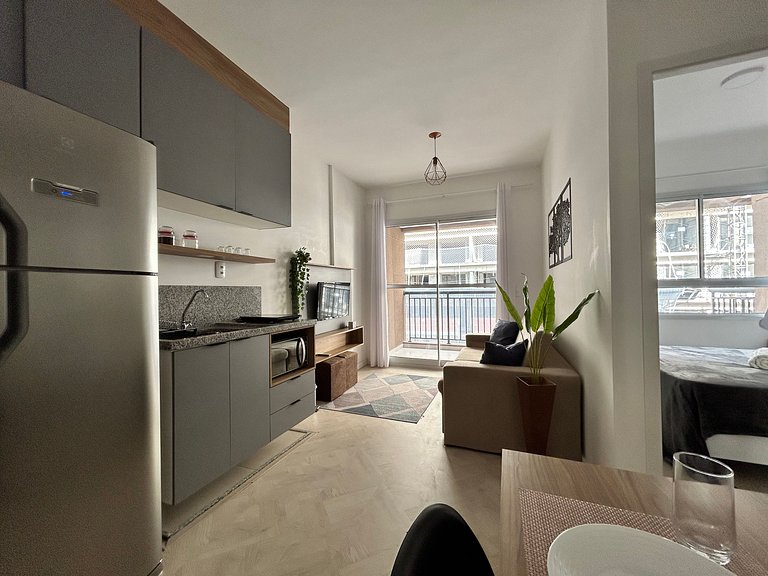 Modern 1-Bedroom Condo Close to Ibirapuera Park