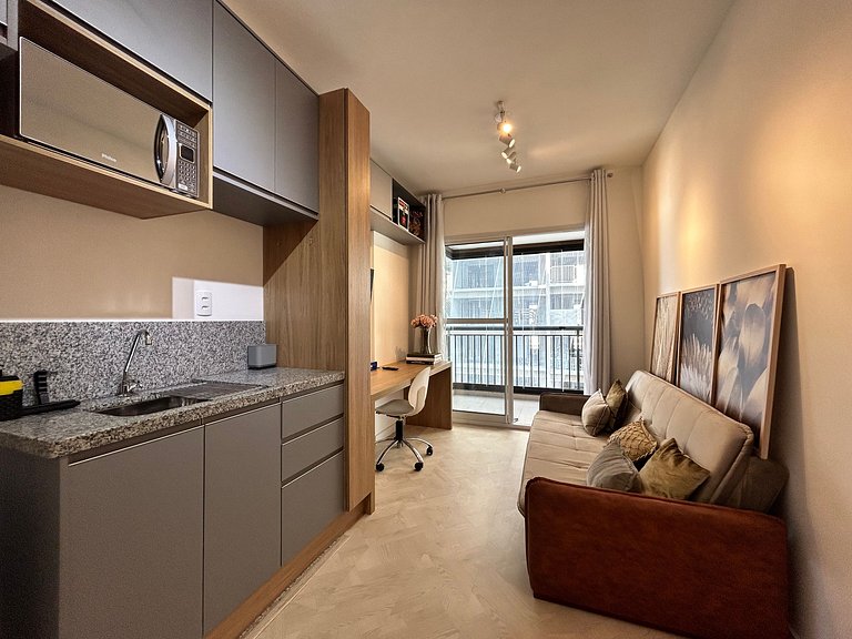 Modern 1-Bedroom Condo Close to Ibirapuera Park