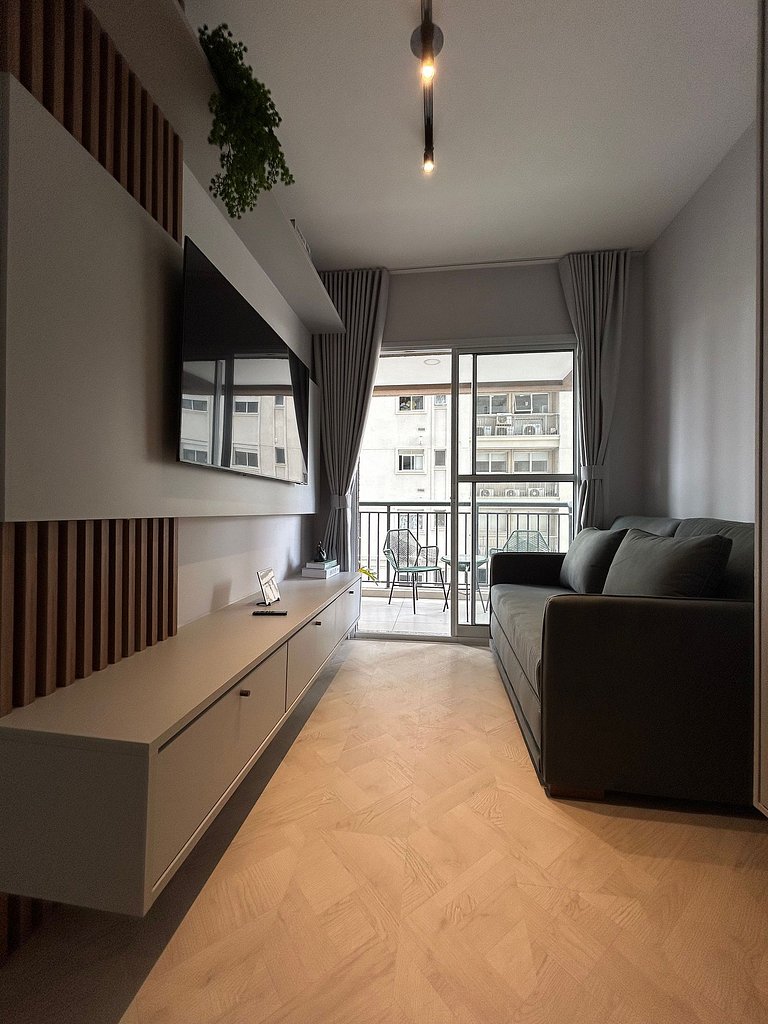 Modern 1-Bedroom Condo Close to Ibirapuera Park