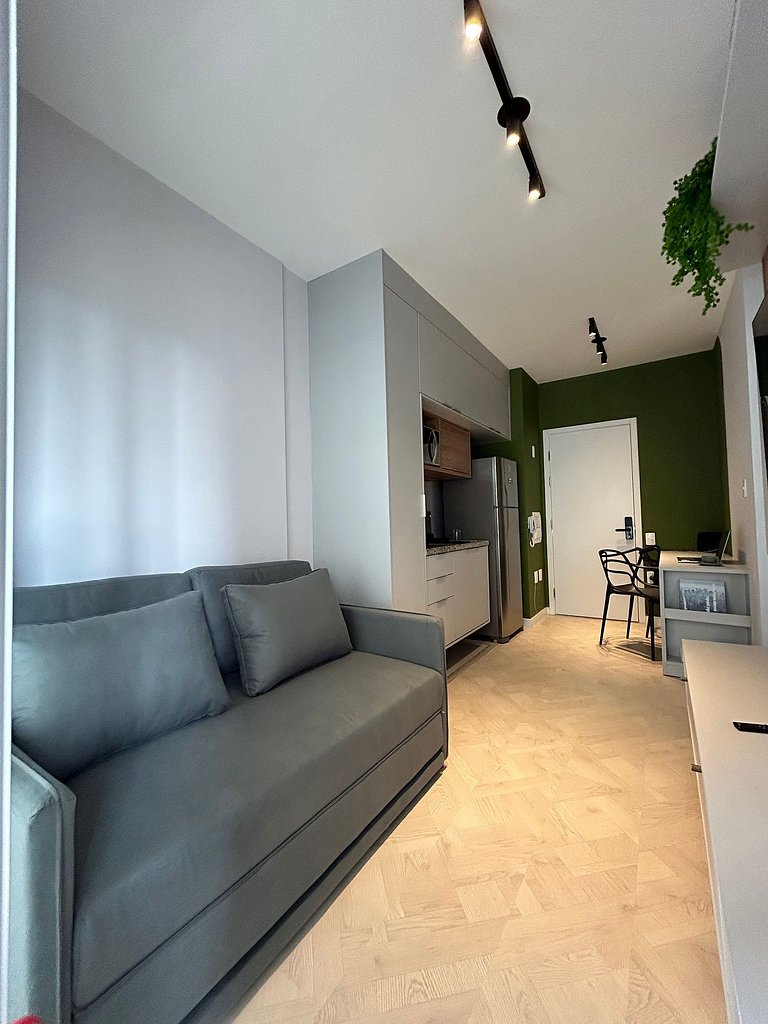 Modern 1-Bedroom Condo Close to Ibirapuera Park
