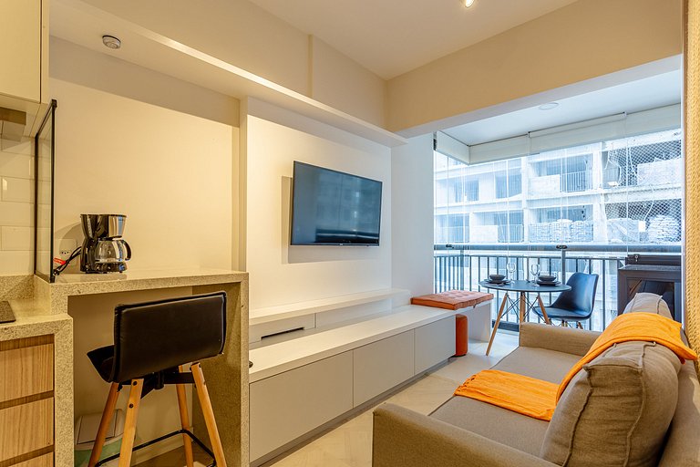 Modern 1-Bedroom Condo Close to Ibirapuera Park