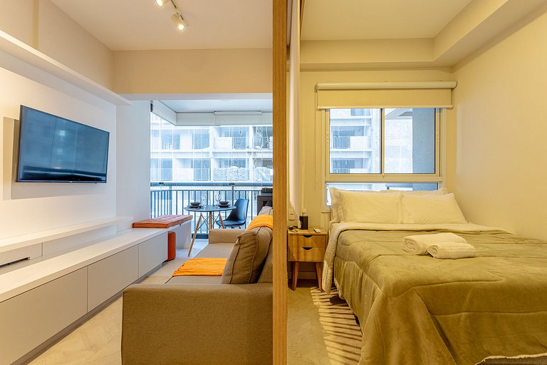 Modern 1-Bedroom Condo Close to Ibirapuera Park