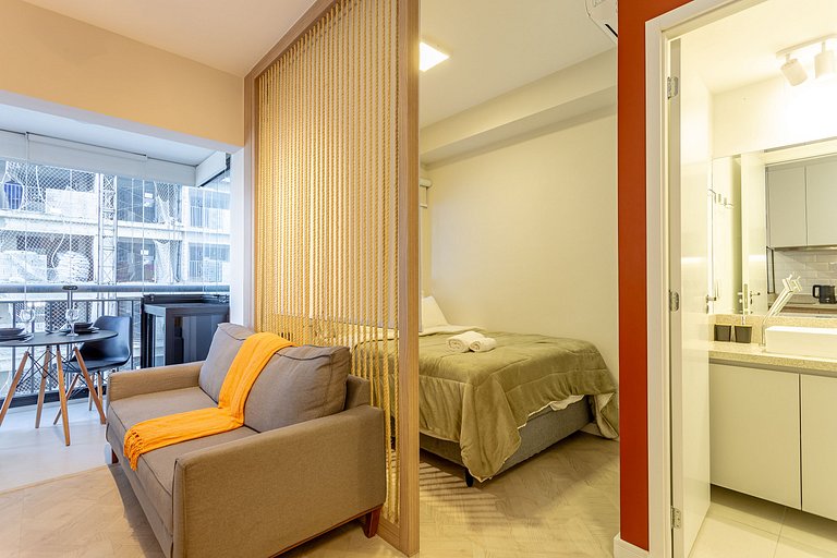 Modern 1-Bedroom Condo Close to Ibirapuera Park