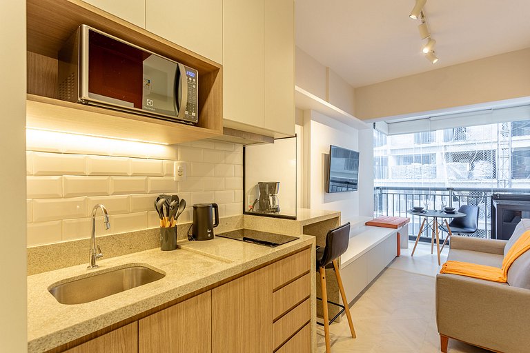 Modern 1-Bedroom Condo Close to Ibirapuera Park