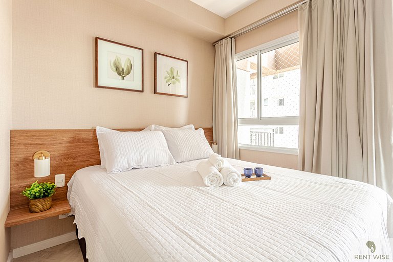 Modern 1-Bedroom Condo Close to Ibirapuera Park