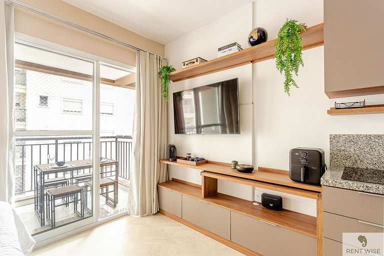 Modern 1-Bedroom Condo Close to Ibirapuera Park