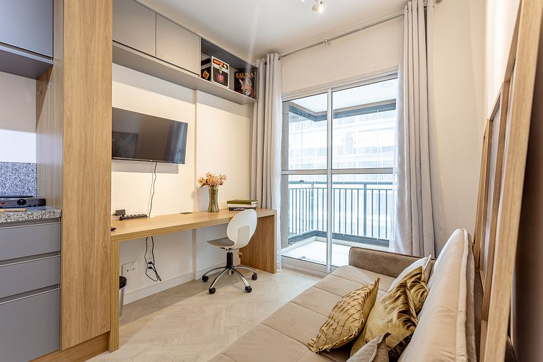 Modern 1-Bedroom Condo Close to Ibirapuera Park