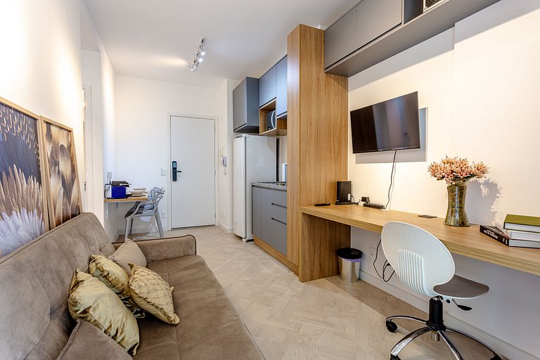 Modern 1-Bedroom Condo Close to Ibirapuera Park