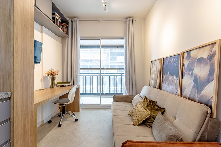 Modern 1-Bedroom Condo Close to Ibirapuera Park