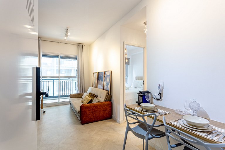 Modern 1-Bedroom Condo Close to Ibirapuera Park