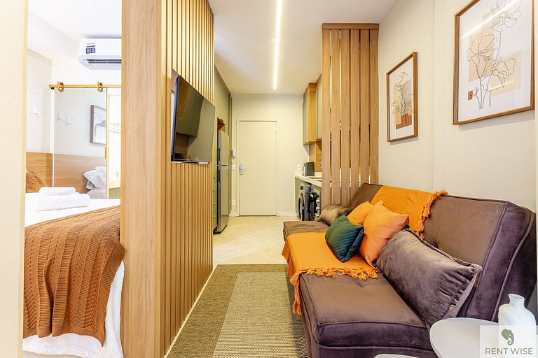 Modern 1-Bedroom Condo Close to Ibirapuera Park