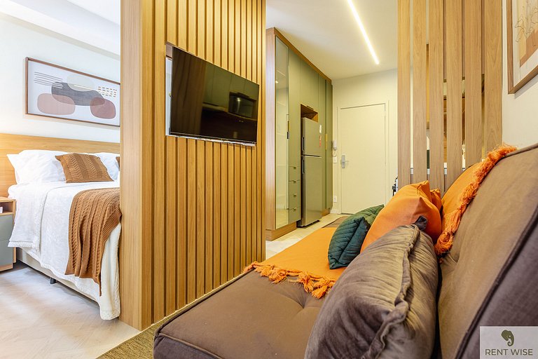 Modern 1-Bedroom Condo Close to Ibirapuera Park