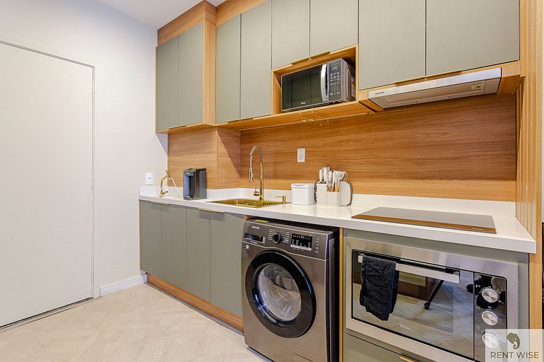 Modern 1-Bedroom Condo Close to Ibirapuera Park