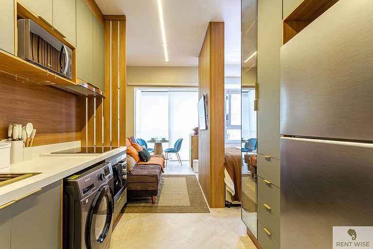Modern 1-Bedroom Condo Close to Ibirapuera Park