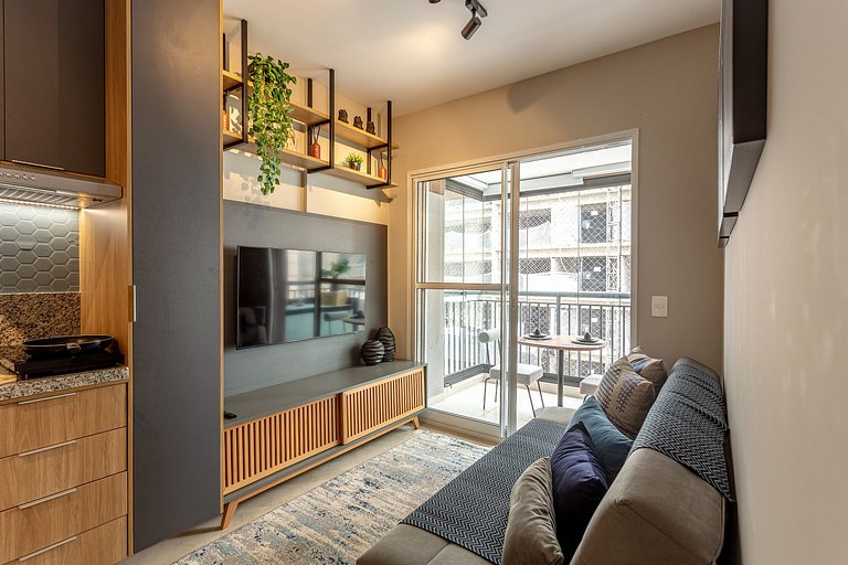 Modern 1-Bedroom Condo Close to Ibirapuera Park