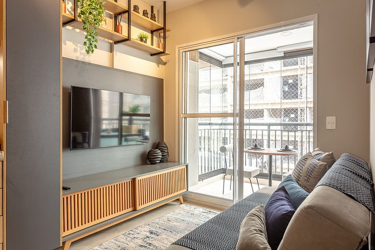 Modern 1-Bedroom Condo Close to Ibirapuera Park