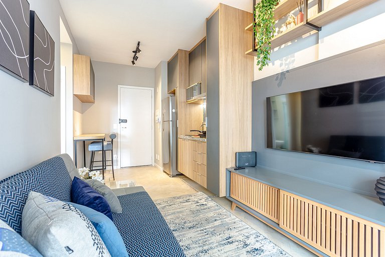 Modern 1-Bedroom Condo Close to Ibirapuera Park