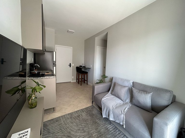 Modern 1-Bedroom Condo Close to Ibirapuera Park