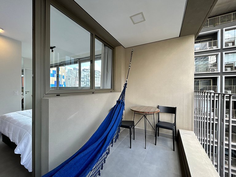Studio Luxo- Academia, Coworking & Piscina-Jardins