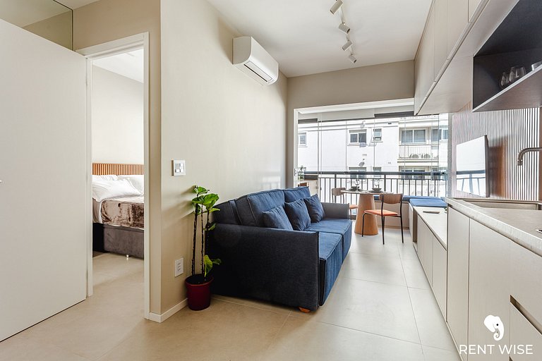 Modern 1-Bedroom Condo Close to Ibirapuera Park