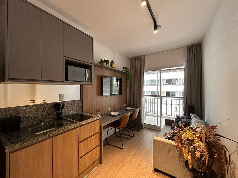Modern 1-Bedroom Condo Close to Ibirapuera Park